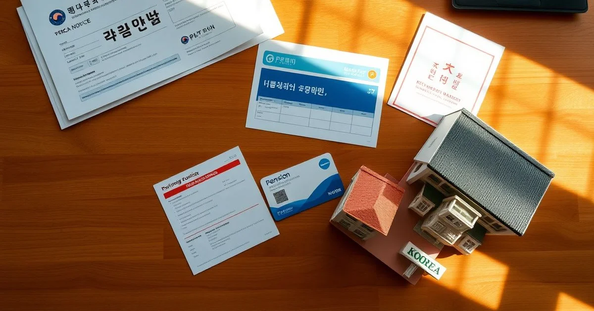 공시가격 관련 각종 행정 서류 배치